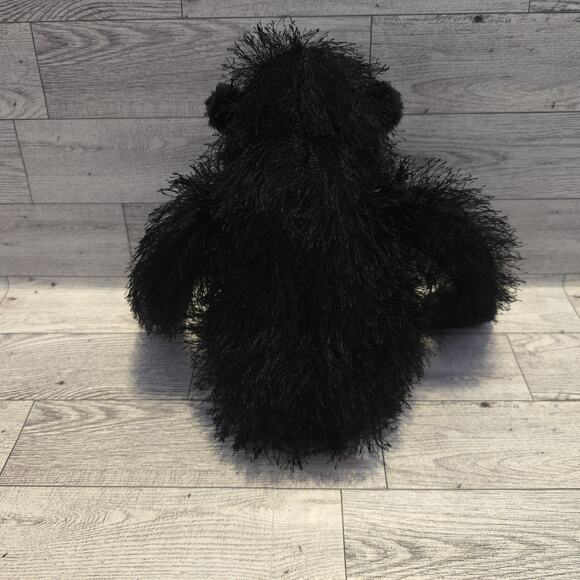 GANZ Webkinz Gorilla HM040 Black Stuffed Animal Plush Beanie 8" - No Code - Picture 2 of 8